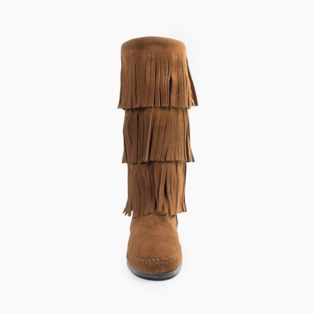Minnetonka 3-Layer Fringe Boots - image 1
